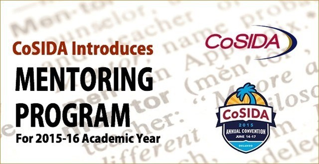 Coming to #CoSIDA15? Join Us As We Introduce Our CoSIDA Mentoring Program